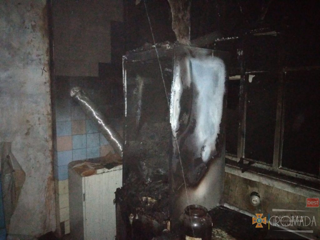 В селі Білецьківка неподалік Кременчука згорів будинок