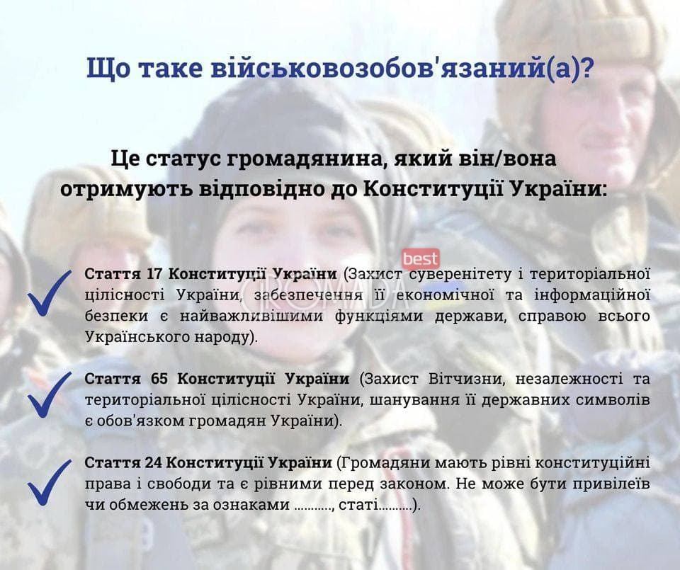 Українок, які не стали на військовий облік, штрафуватимуть ВІДЕО