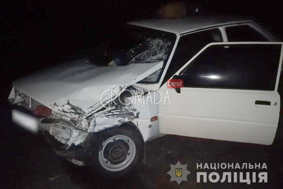 У селі Рокитне ДТП зіштовхнулись два автомобілі травмовано троє осіб, одна з яких – підліток