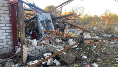 Збита ракета над Кременчуком впала на село
